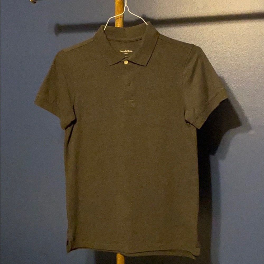 Dark Grey Polo T-shirt